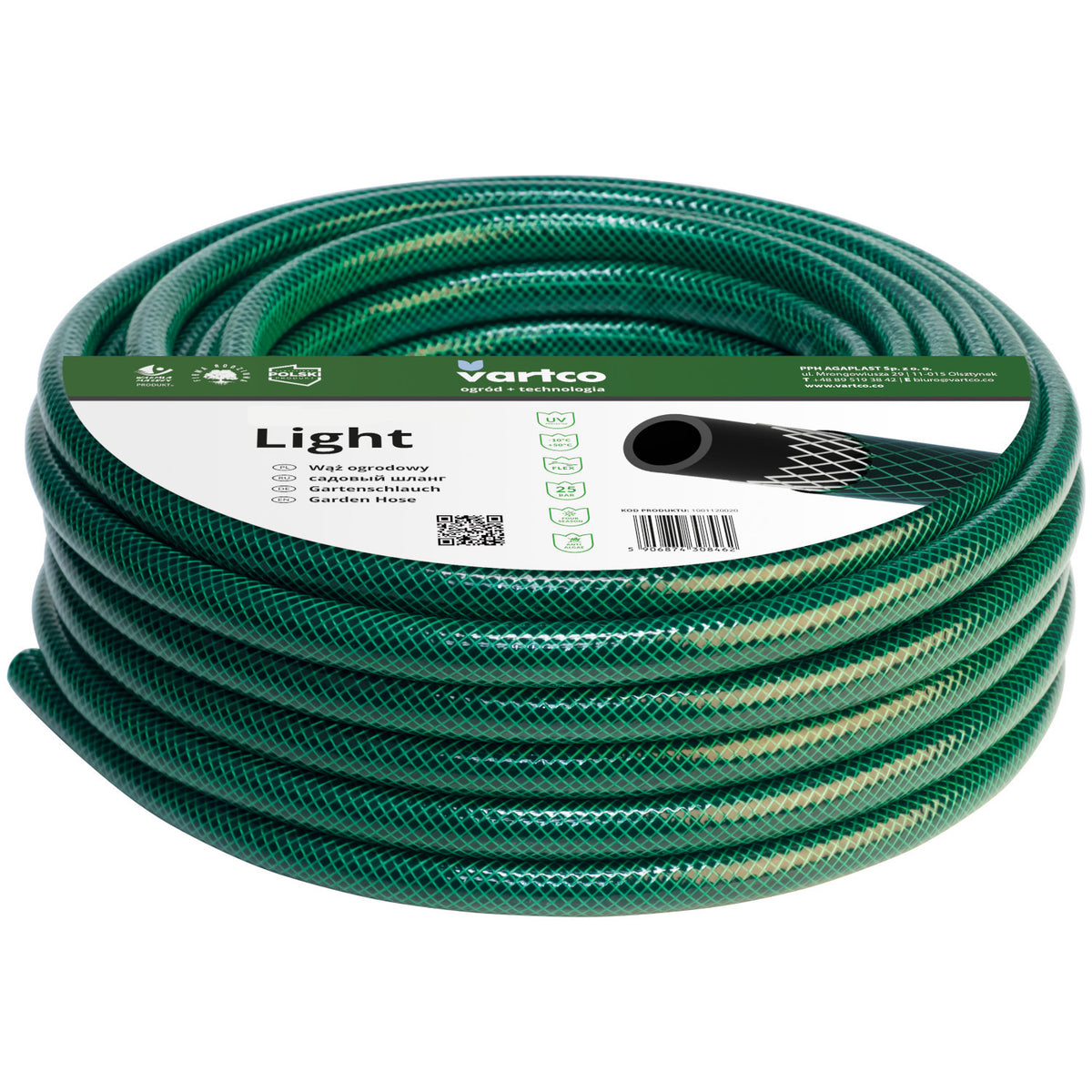Vartco Light 1/2" 25m sodas laidas - gaukdaugiau.lt