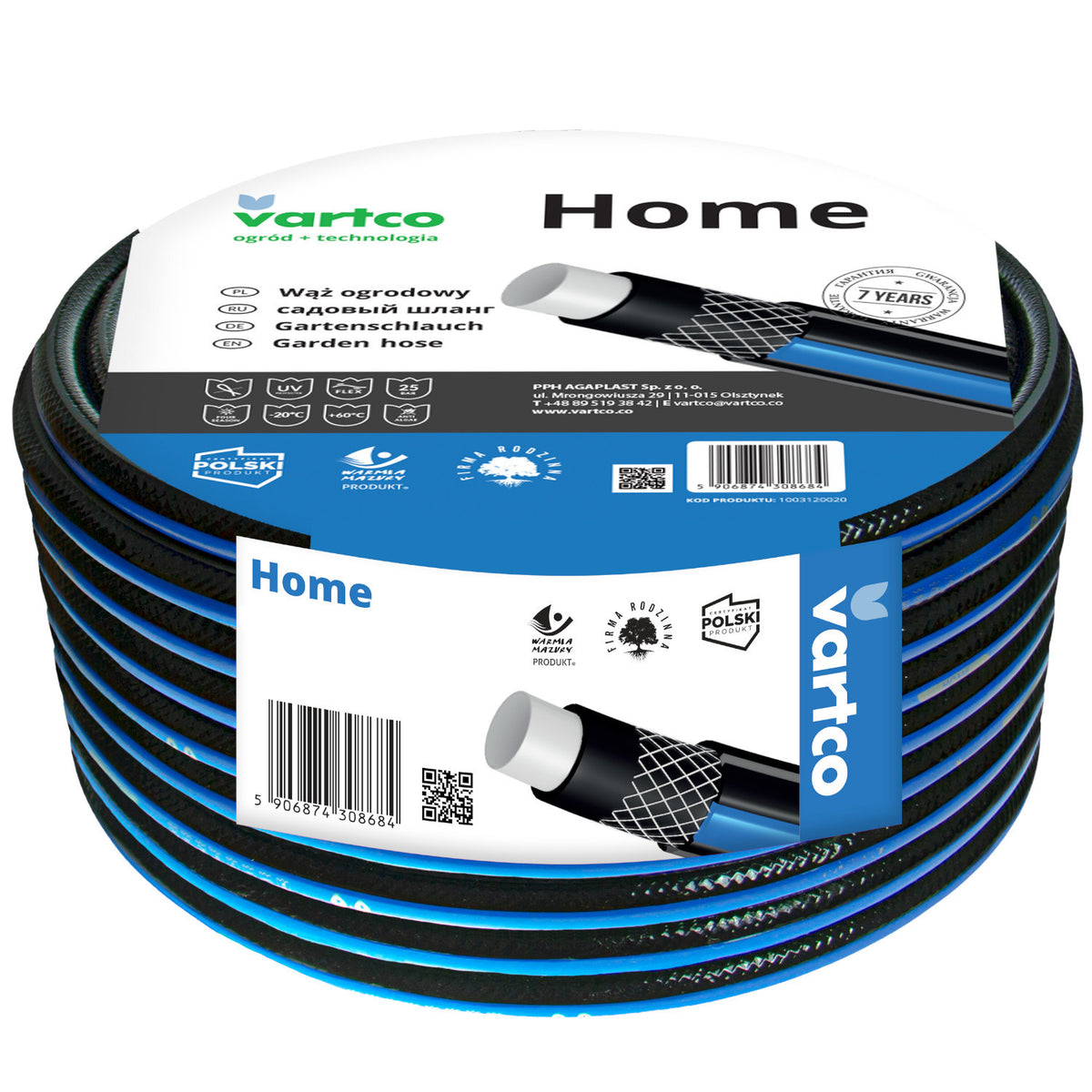 Vartco Home 30 m 3/4" sodo žarna - gaukdaugiau.lt