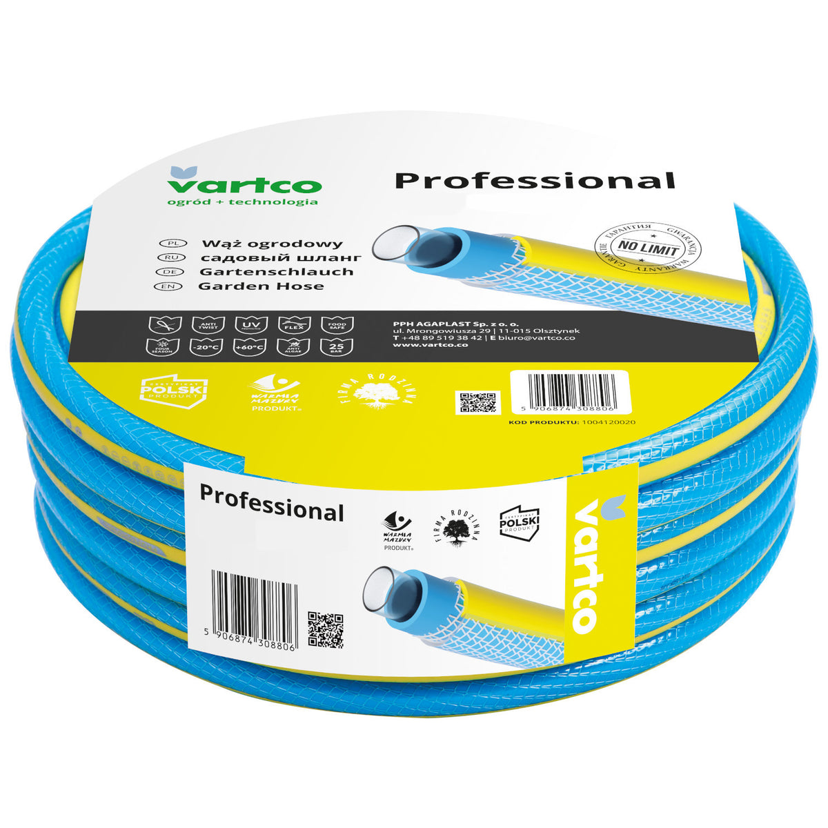 Vartco Professional 30 m 1/2" sodo žarna - gaukdaugiau.lt