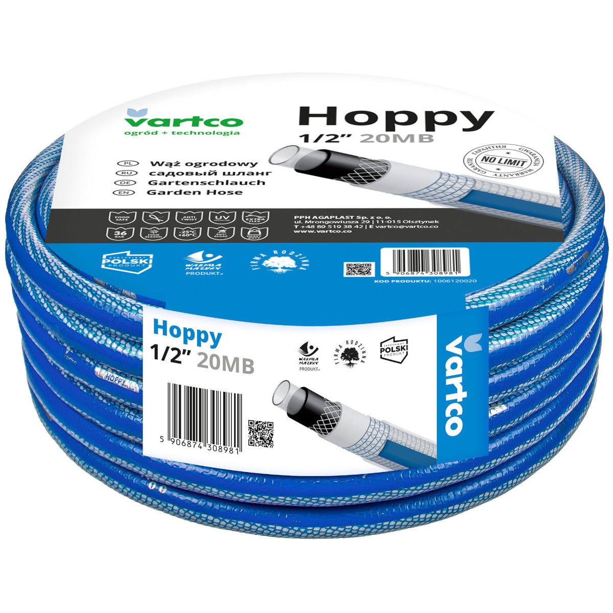 Vartco Hoppy 1/2" 20m sodas laidas - gaukdaugiau.lt