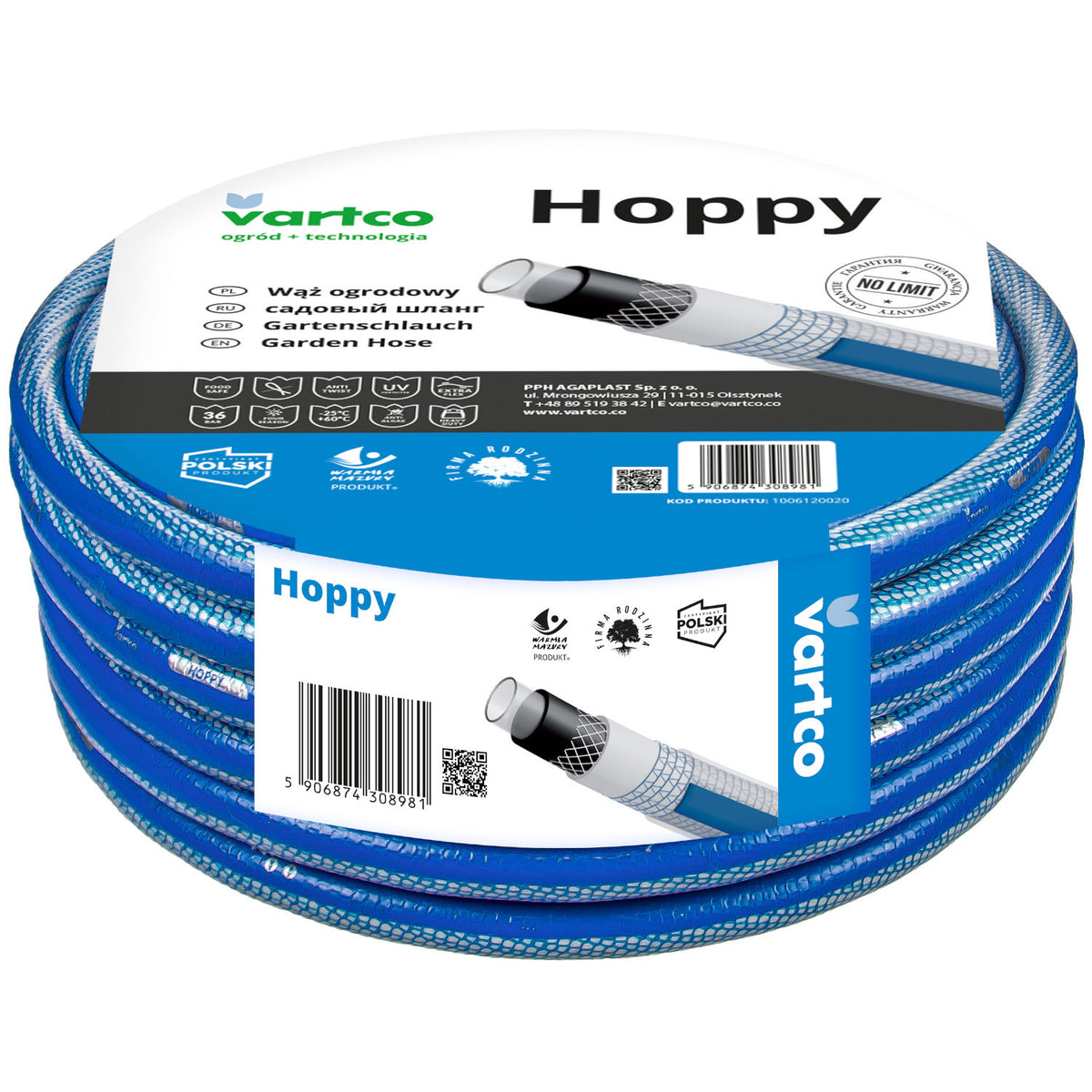 Vartco Hoppy 30 m 1/2" sodų žarna - gaukdaugiau.lt