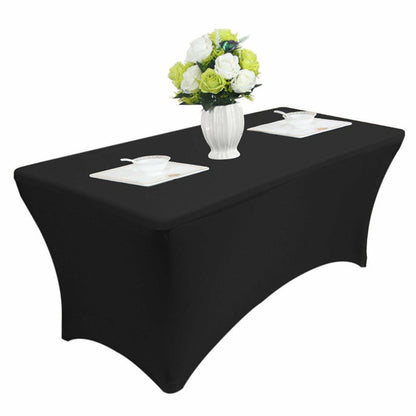 Stalo audinys lankstus dangtelis maitinimo stalui juoda PremiumLine, 180x75x74cm, Spandex, GB372 - gaukdaugiau.lt