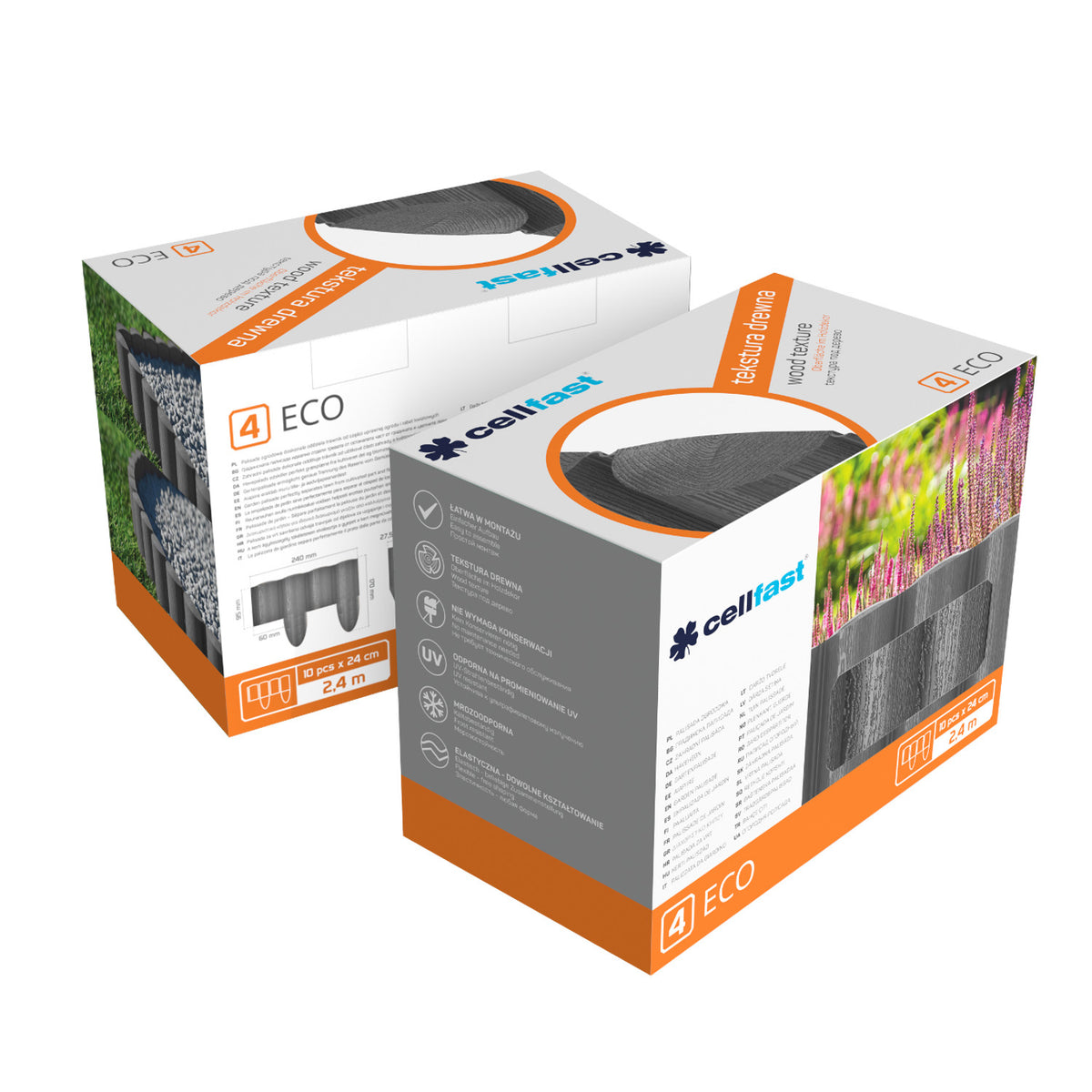 Sodo palisade PremiumLine Eco grafitas - gaukdaugiau.lt