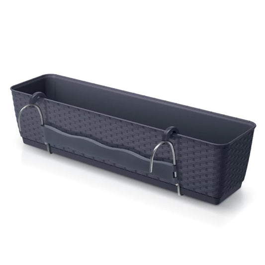Potting su kabliukais Ratolla Case DRL600PW antracitas - gaukdaugiau.lt