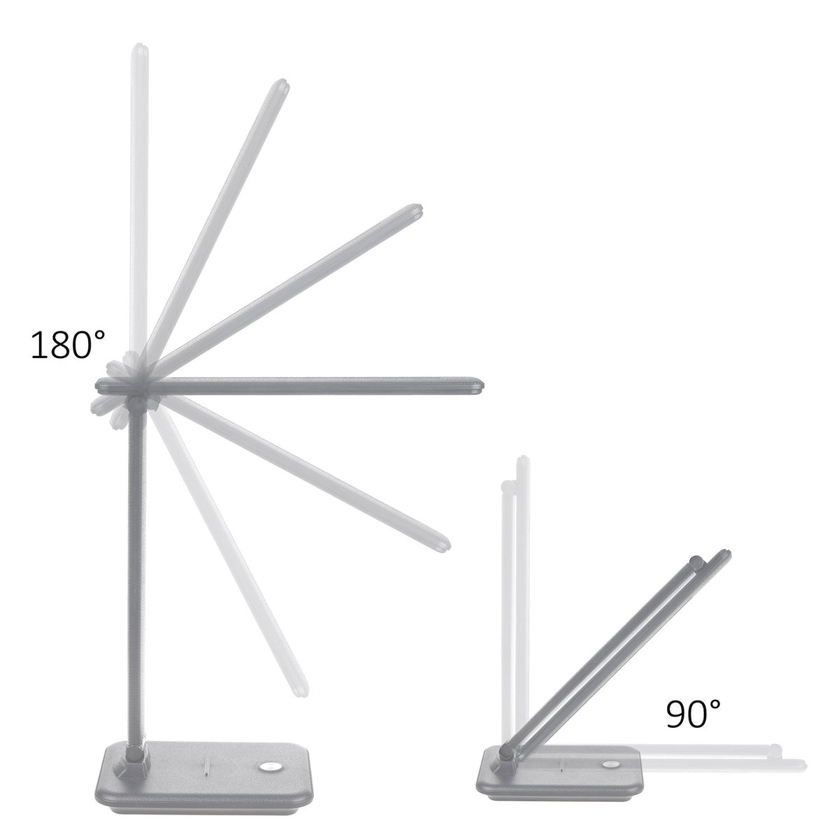 LED stalinė lempa PremiumLine, max. 9W, 220-240V AC, keičiama šviesos spalva, reguliuojamas ryškumas, 450lm, MCE614 W - gaukdaugiau.lt