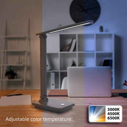LED stalinė lempa PremiumLine, max. 9W, 220-240V AC, su keičiama šviesos spalva, reguliuojamo ryškumo, 450lm, MCE614 B - gaukdaugiau.lt