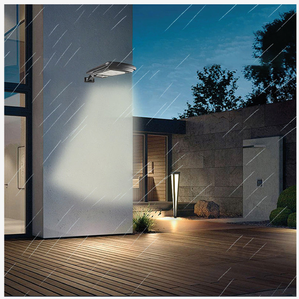 Saulės energija maitinama LED gatvės lempa su judesio jutikliu ir pulteliu PremiumLine IP54, 4W, 400lm, 6500K, Li-ion 1200 mAh, 3 darbo režimai MCE446 - gaukdaugiau.lt