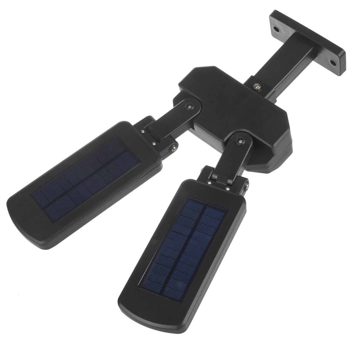 Saulės energija maitinama LED gatvės lempa su judesio jutikliu ir pulteliu PremiumLine IP54, 5W, 2x450lm, 6500K, Li-ion 2400 mAh, 3 darbo režimai MCE447 - gaukdaugiau.lt
