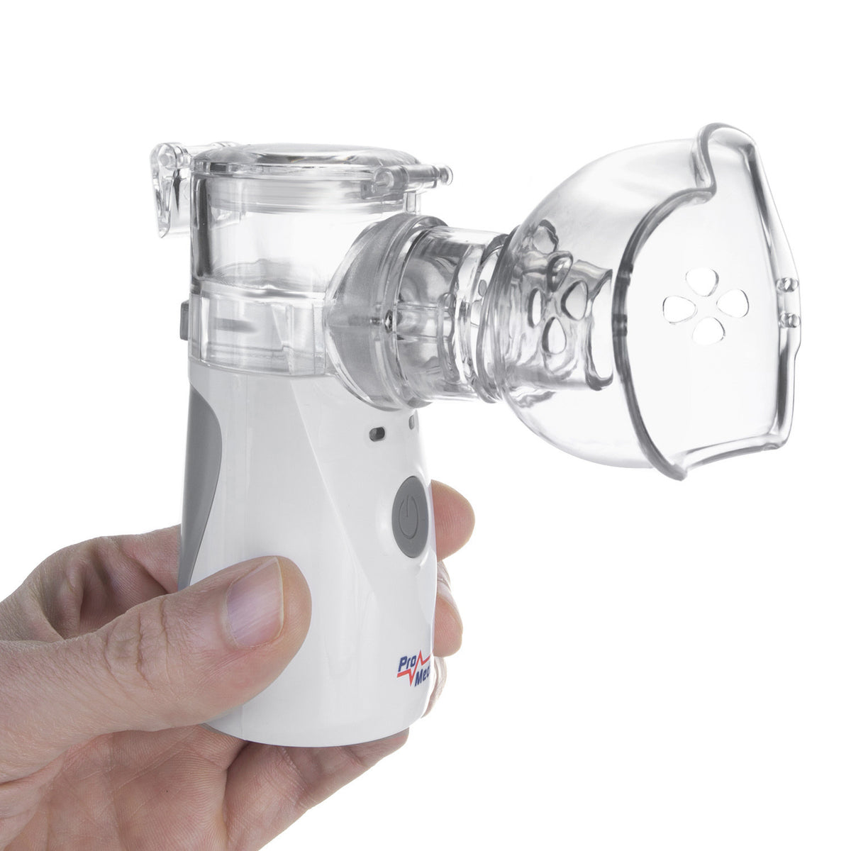 Nešiojamasis / kišeninis belaidis inhalatorius nebulizatorius PremiumLine, komplektas, kaukės, PR-835 - gaukdaugiau.lt
