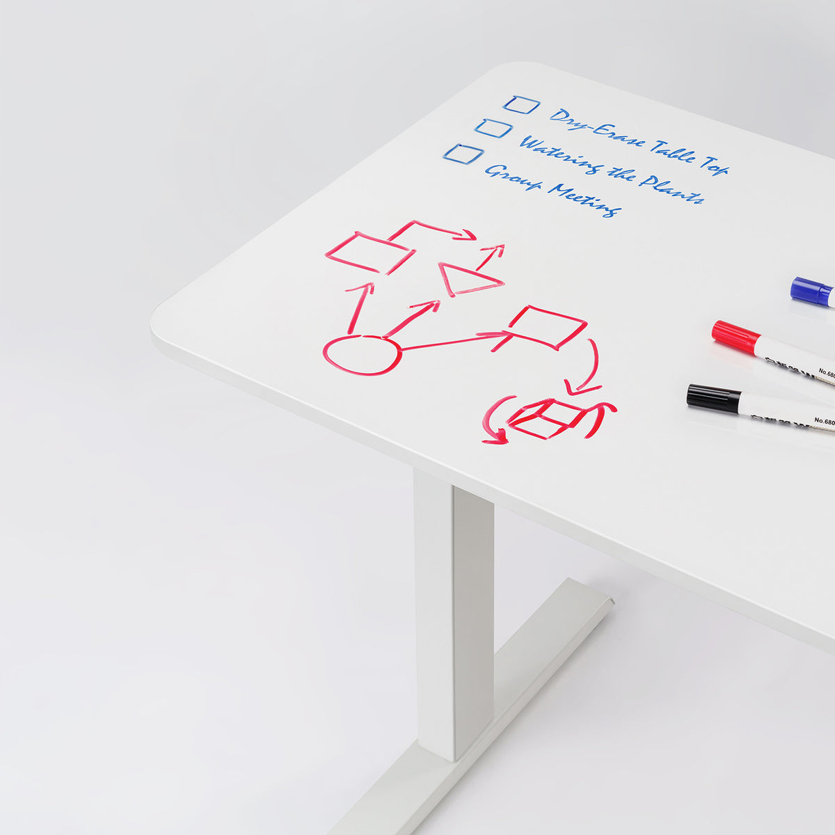 Lentelinis / flipchart stalo stalas PremiumLine, 120x60 cm, baltas, MDF, MC-452 - gaukdaugiau.lt