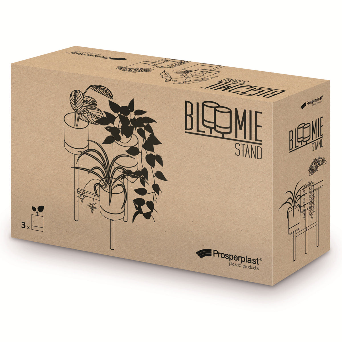 Bloom STAND - baltas - gaukdaugiau.lt