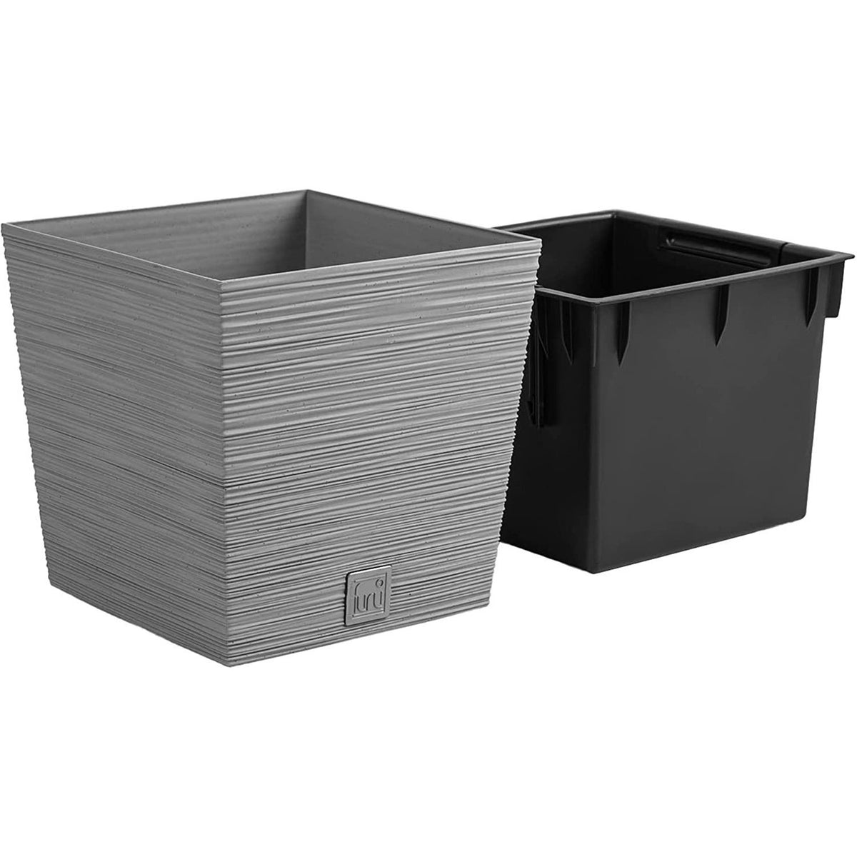 FURU SQUARE LOW pot - betonas - gaukdaugiau.lt