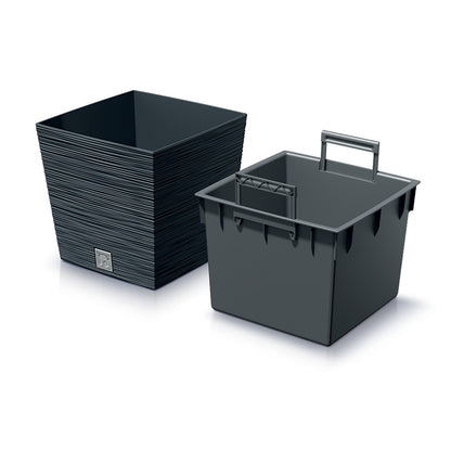 FURU SQUARE LOW pot - antracitas - gaukdaugiau.lt