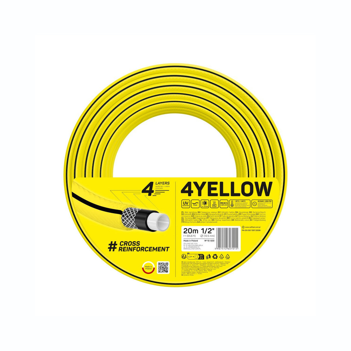 PremiumLine 4YELLOW 1/2" 20m sodas laidas - gaukdaugiau.lt