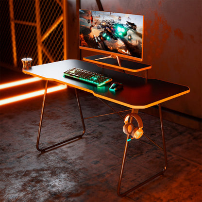 Gaminis stalas PremiumLine su monitoriaus laikikliu, maks. 50 kg, aukštis 850 mm, juoda spalva, RS170 - gaukdaugiau.lt