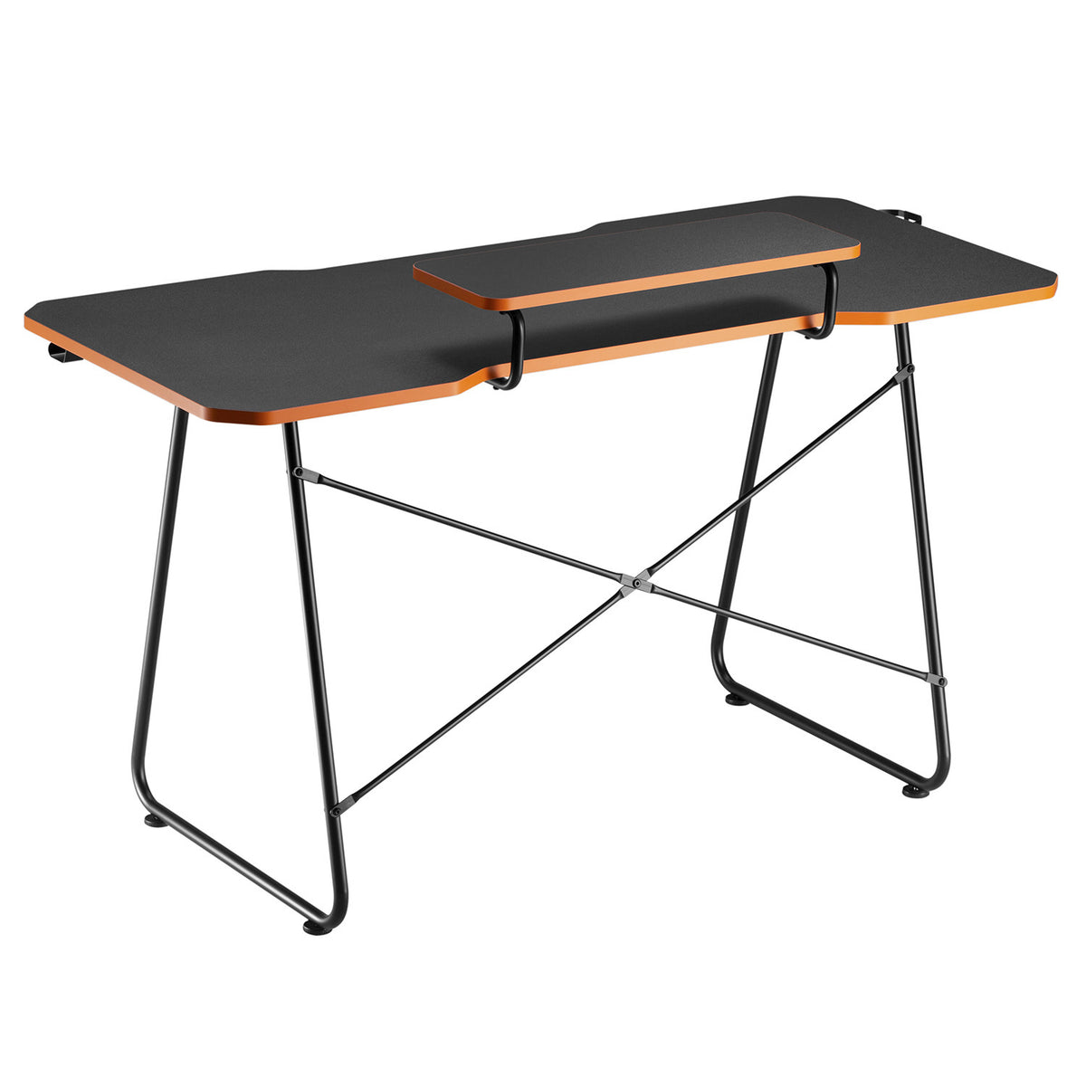 Gaminis stalas PremiumLine su monitoriaus laikikliu, maks. 50 kg, aukštis 850 mm, juoda spalva, RS170 - gaukdaugiau.lt