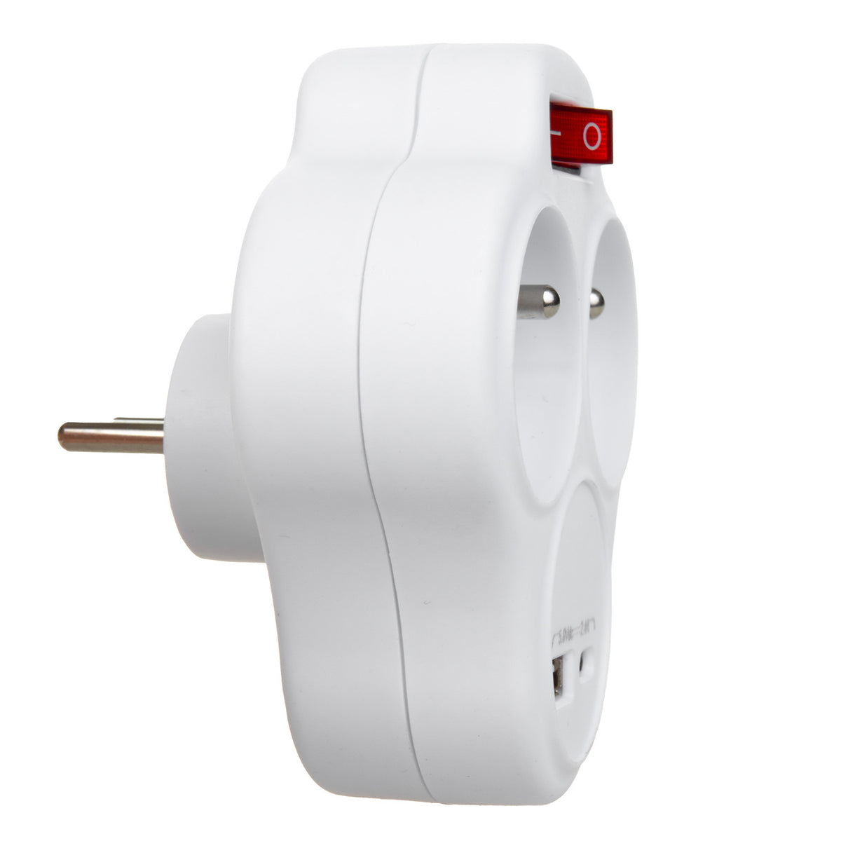 Macleen lizdas, šako su 2 lizdais ir USB A/C 2.4A, E tipo, 2x16A, MCE336 E - gaukdaugiau.lt