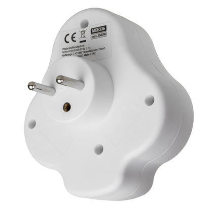 Macleen lizdas, šako su 2 lizdais ir USB A/C 2.4A, E tipo, 2x16A, MCE336 E - gaukdaugiau.lt