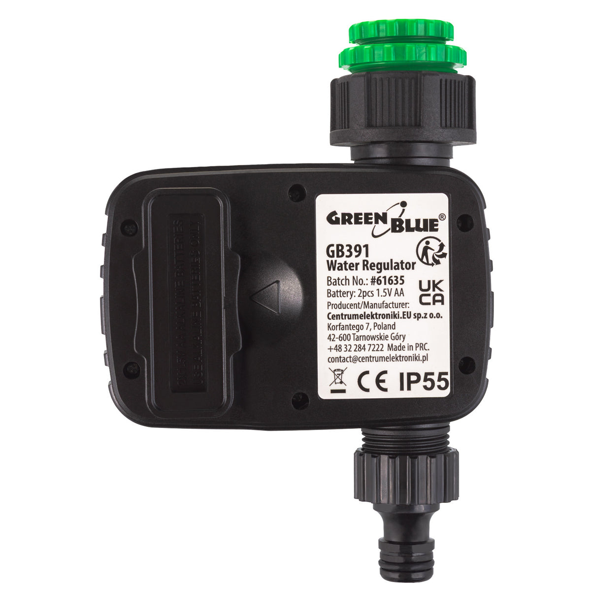 Elektroninis laistymo valdiklis PremiumLine, laikmatis, maitinimas 2x 1,5V AA, GB391 - gaukdaugiau.lt