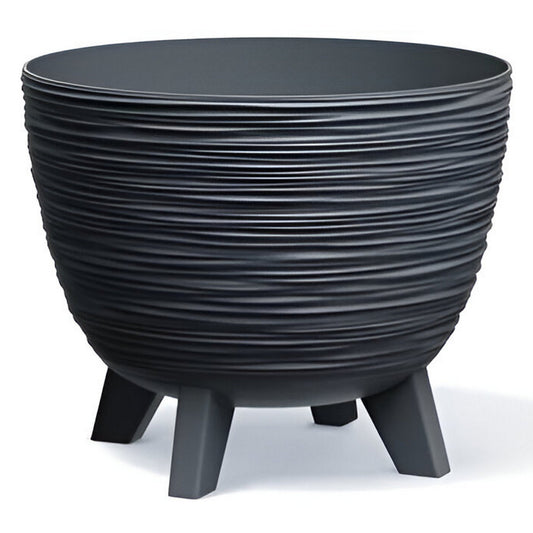 Gėlių puodas Furu antracitas dia. 236 mm - gaukdaugiau.lt