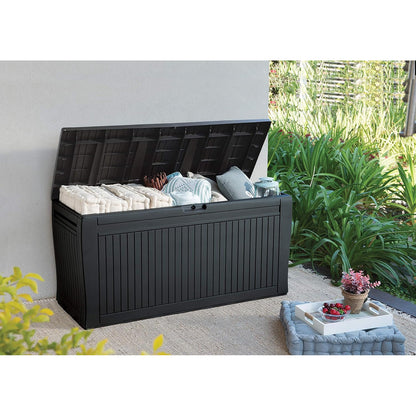 Sodo dėžė COMFY STORAGE BOX 270 L grafitas - gaukdaugiau.lt