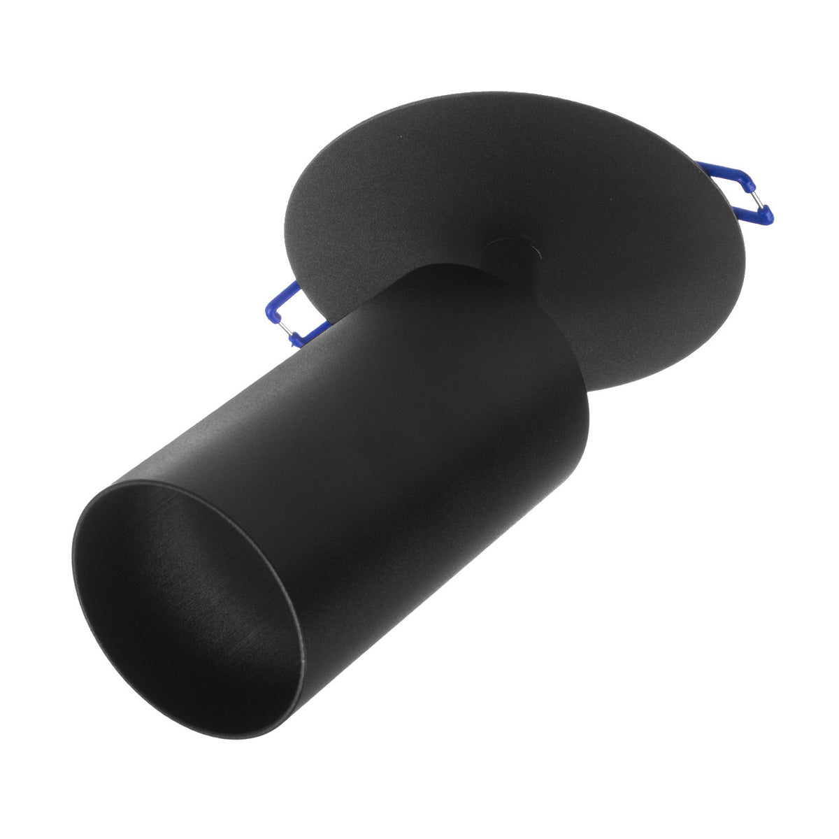 Pogręžinė / vamzdelio tipo apdaila PremiumLine, taškinė, apvali, aliumininė, GU10, 55x100mm, juoda spalva, MCE364 B - gaukdaugiau.lt