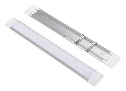 Ledo sieninis linijinis lemputės plokštės panelis, 60 cm, 18 W, 6000 K, šalta šviesa - gaukdaugiau.lt