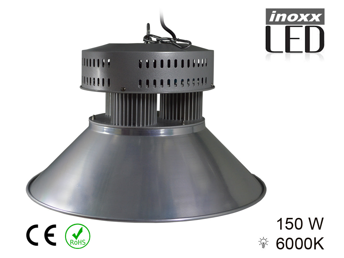 Pramoninė LED lempa 150W High Bay COB 6000K šalta 13 500lm - gaukdaugiau.lt
