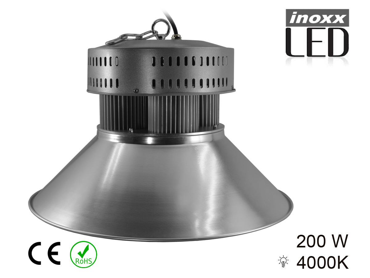 Pramoninė LED lempa 200W High Bay COB 4000K neutrali 18 000lm - gaukdaugiau.lt
