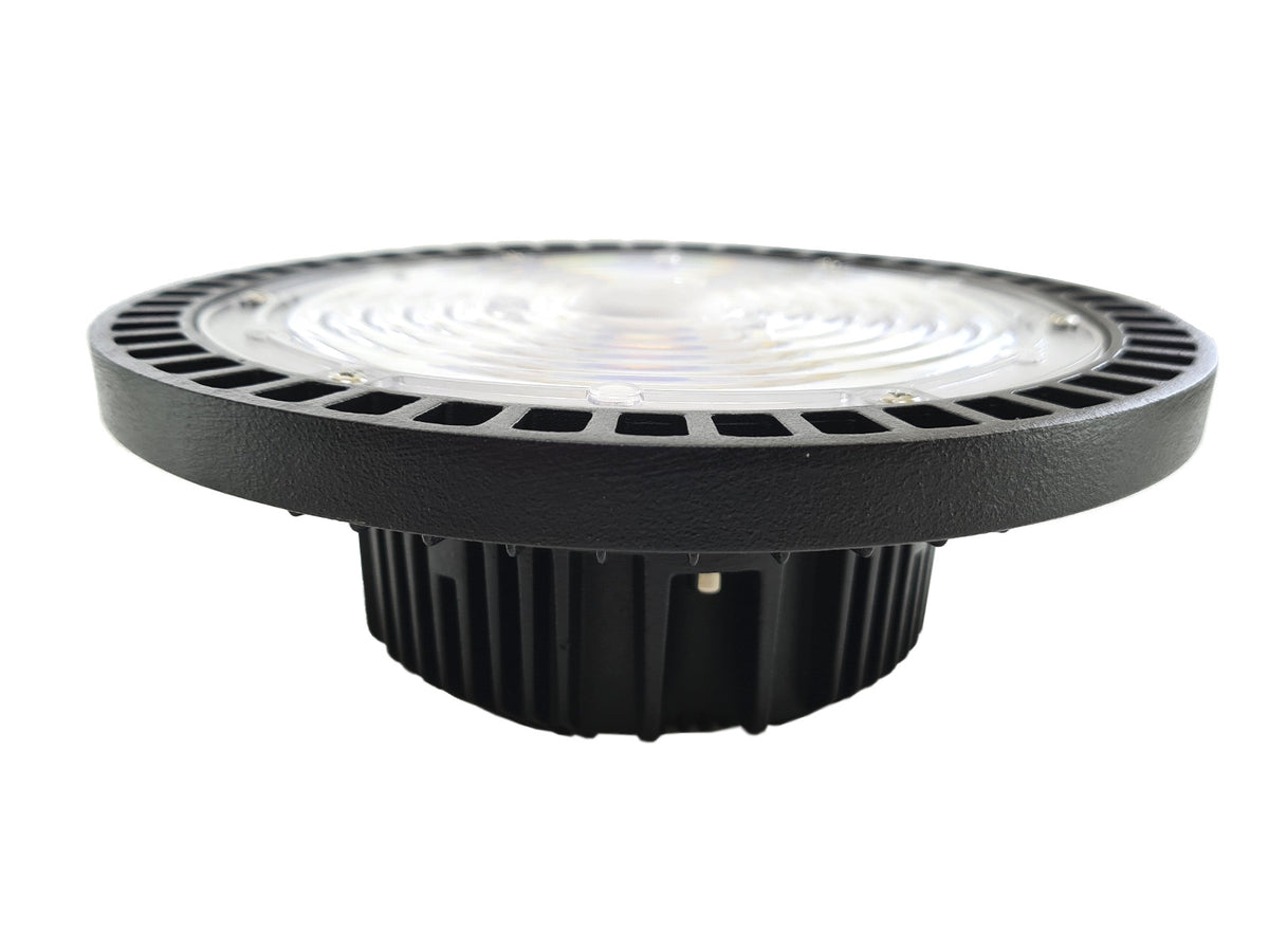 Pramoninė LED lempa IP65 100W High Bay UFO 12 000 lm 6000K šalta - gaukdaugiau.lt
