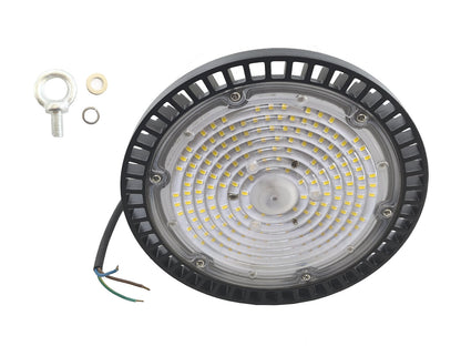 Pramoninė LED lempa IP65 100W High Bay UFO 12 000 lm 6000K šalta - gaukdaugiau.lt