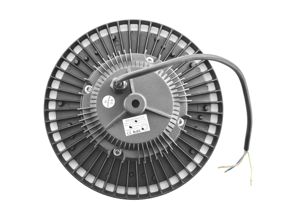 Pramoninė LED lempa IP65 150W High Bay UFO 18 000 lm 4000K neutrali - gaukdaugiau.lt