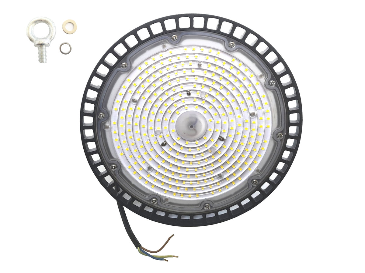 Pramoninė lemputė LED IP65 150W High Bay UFO 18 000 lm 6000K šalta - gaukdaugiau.lt