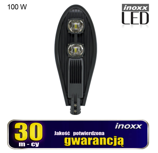 Pramoninis LED gatvės lemputė 100W IP65 10 000 lm šviesos srautas 6000K - gaukdaugiau.lt