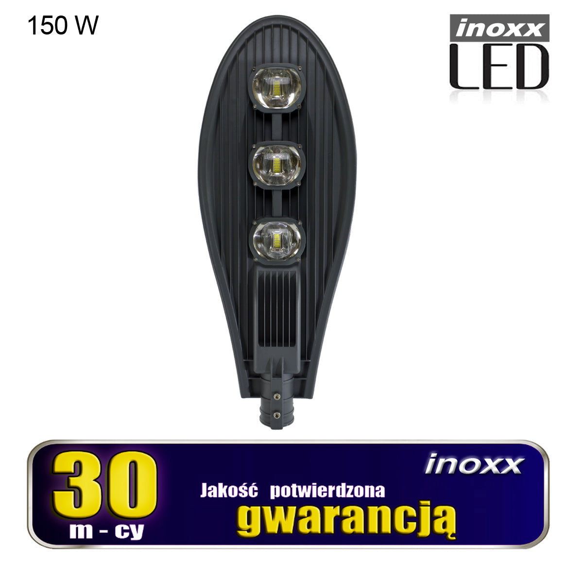 Pramoninis LED gatvės lemputės šviestuvas 150W IP65 15000 lm 6000K - gaukdaugiau.lt