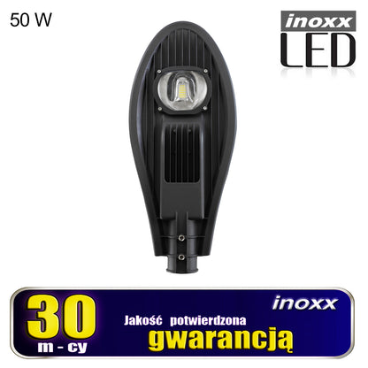 Pramoninis LED gatvės lemputė 50W IP65 5000 lm šviesos srautas 6000K - gaukdaugiau.lt