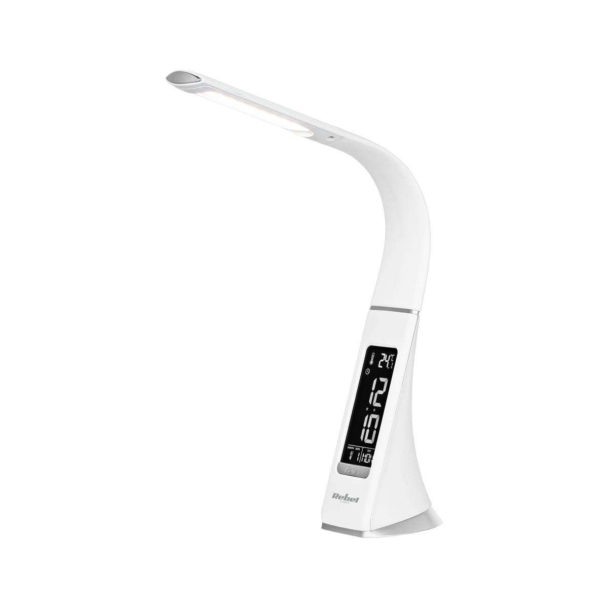 Lemputė PremiumLine Led ant stalo (laikrodis, datos rodiklis, temperatūra) - gaukdaugiau.lt