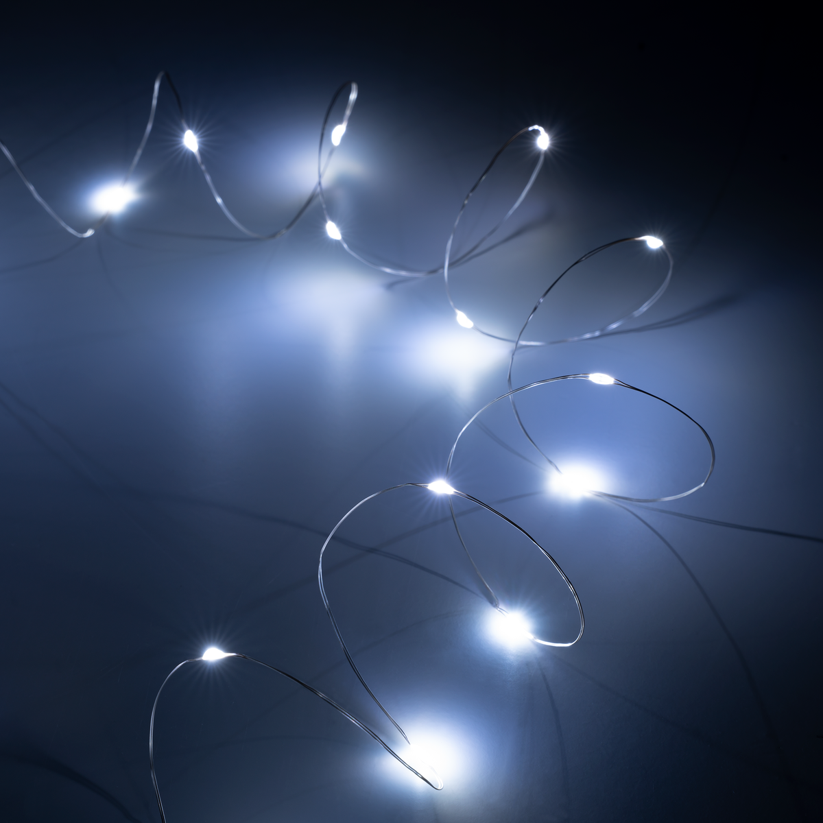 Lemputės šviesinės - 20mini LED - šaltos baltos - gaukdaugiau.lt