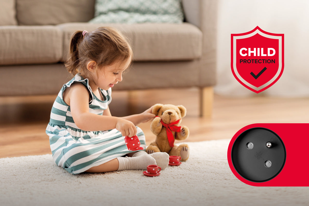 Maitinimo juosta PremiumLine 5 lizdais su jungikliu (1,5 m, 3x1,5 mm) - gaukdaugiau.lt