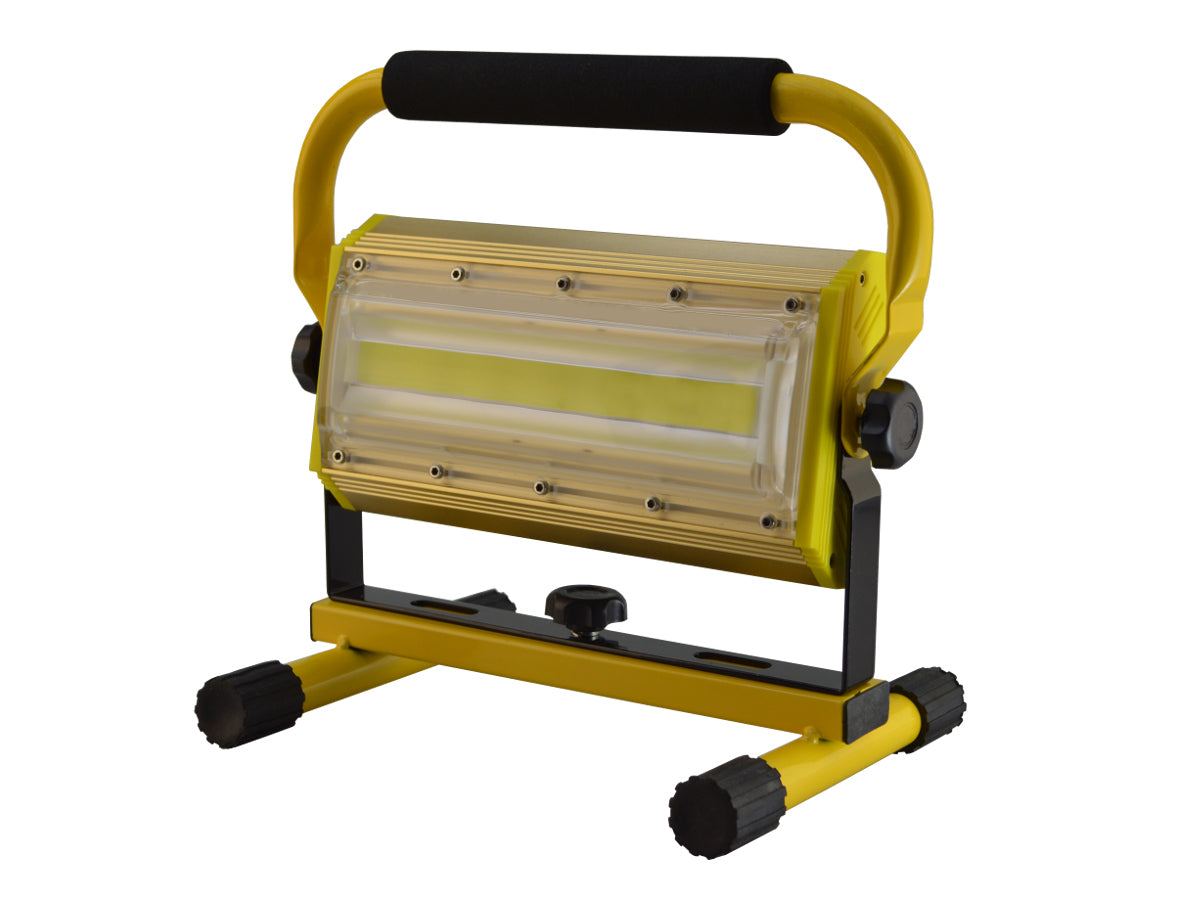 Nešiojamasis LED prožektorius 100W 6000K aku/ 230V - gaukdaugiau.lt