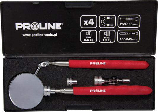 Apžiūros rinkinys - magnetinis griebtuvas ir veidrodis, "PremiumLine - gaukdaugiau.lt