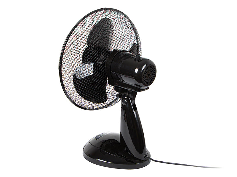 44-024# Stalo ventiliatorius 12"/30cm 40w juodas - gaukdaugiau.lt