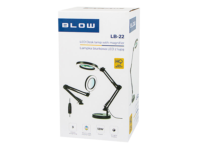 44-169# LED stalinis lemputė LB-23 juoda - gaukdaugiau.lt