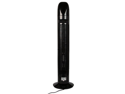 44-075# Koloninis ventiliatorius 90w lcd + pultelis juodas - gaukdaugiau.lt