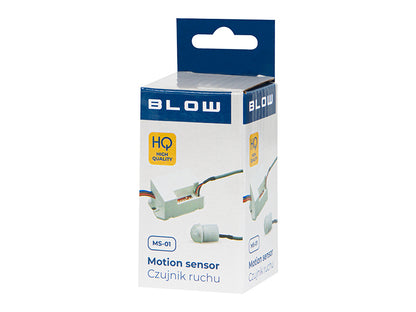 71-591# Judėjimo ir sutemų jutiklis blow ms-01 su PIR sensoriumi baltas - gaukdaugiau.lt