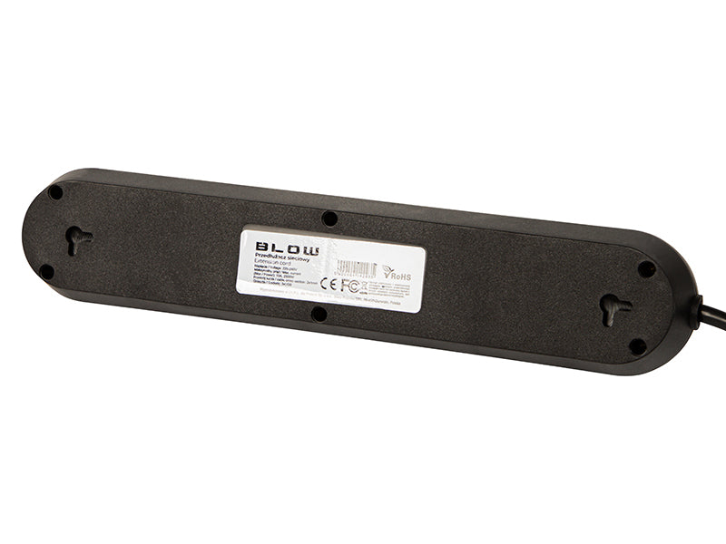98-214# Tinklo pratęsėjas ps-330 3-lizdai 3xusb 3m juodas 2x1mm - gaukdaugiau.lt
