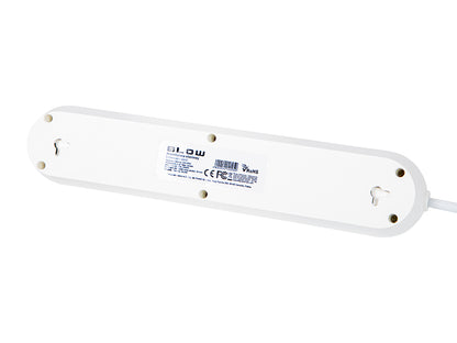98-223# Tinklo pratęsėjas ps-420 4-lizdai 3xusb 2m baltas 2x1mm - gaukdaugiau.lt