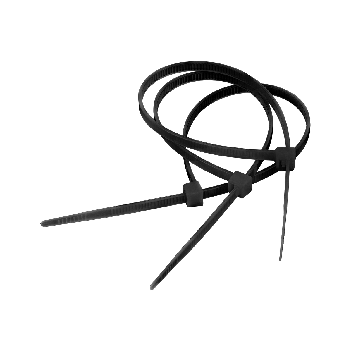 Spaustukas 4,8 mm/30 cm juodas PremiumLine 50vnt. - gaukdaugiau.lt