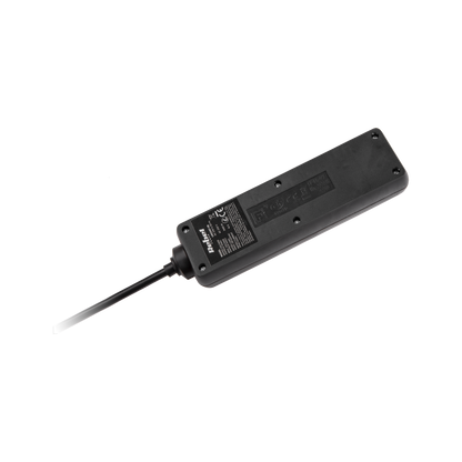 Juodas „PremiumLine“ pratęsiklis su jungikliu, 3 lizdai - 5 m (1,5 mm) - gaukdaugiau.lt