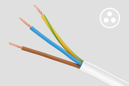 Tinklo pratęsėjas PremiumLine 3 lizdai + 2 USB lizdai su išjungikliu - 5m - gaukdaugiau.lt